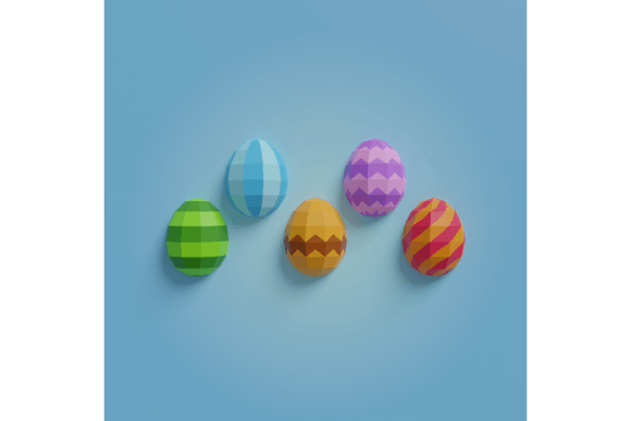3D SVG Easter Eggs for Real Crafting