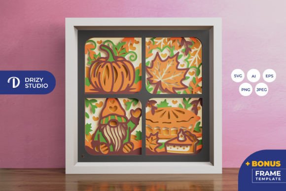 Autumn Home Gnome 3D Shadow Box: A Crafter's Review