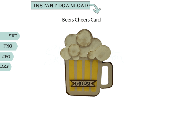 Cheers Beers Celebration Card SVG: A 3D SVG Shapes Review