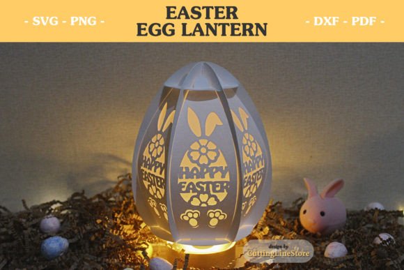 Easter Egg Lantern 3D SVG Shapes Review