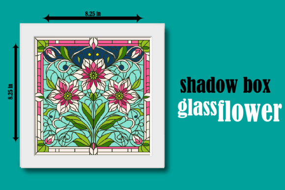 Glass Lily Flower Box Shadow: 3D SVG Freebies Review