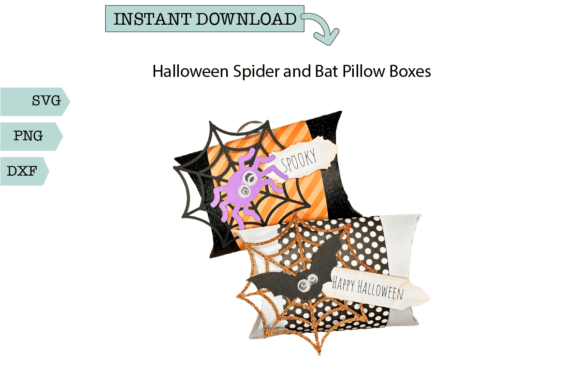 Halloween 3D SVG Gift Boxes for Branding