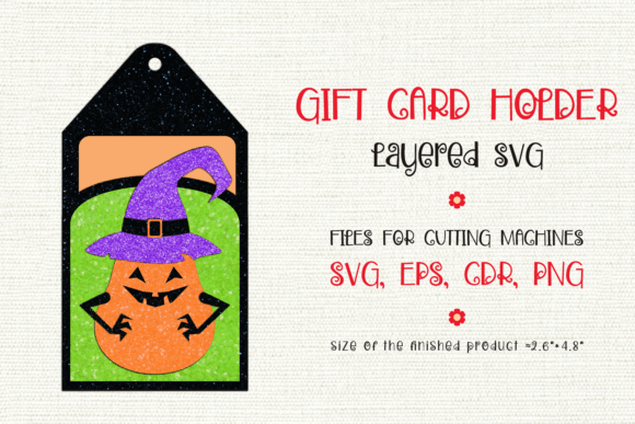 Halloween Pumpkin Gift Card Holder: 3D SVG Shapes Review
