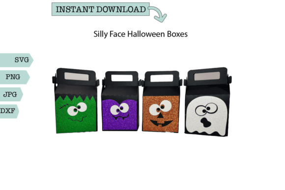 Halloween Silly Face Treat Boxes SVG Review