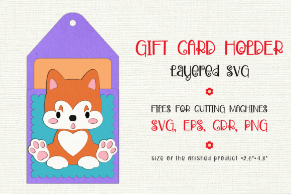 Japanese Akita Gift Card Holder: 3D SVG Shapes Review
