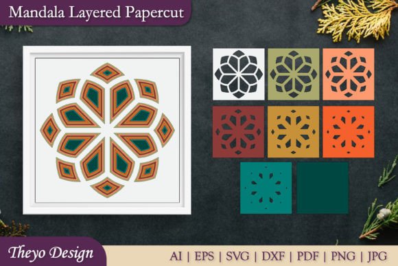 Mandala 3D Shadow Box Layered Papercut: A 3D SVG Review