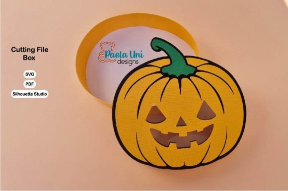 Pumpkin Shaped Box: A 3D SVG Shape for Design