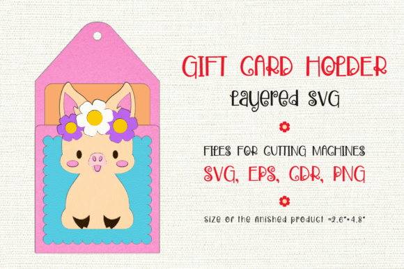 Review: Cute Pig Birthday Gift Card Holder for Crafters