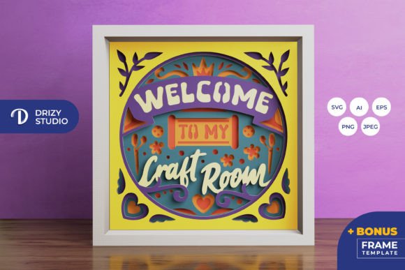 Review: Welcome to My Craft Room 3D Shadow Box Design