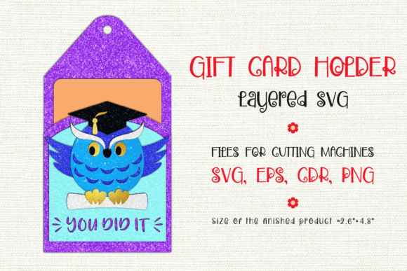 Review: Wise Owl 3D SVG for Graduation Content