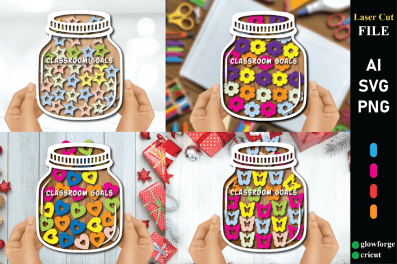 Reward Jar for Classroom SVG: A 3D SVG Shapes Review