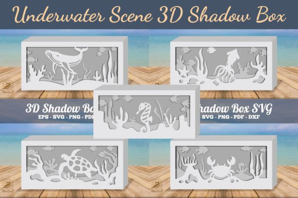 Underwater Scene 3D Shadow Box Bundle Review