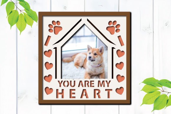 You're My Heart Pet Memorial: 3D SVG for Pets